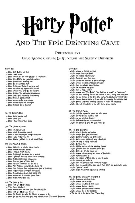 harry potter trinkspiel|This Harry Potter Drinking Game Works for Every。